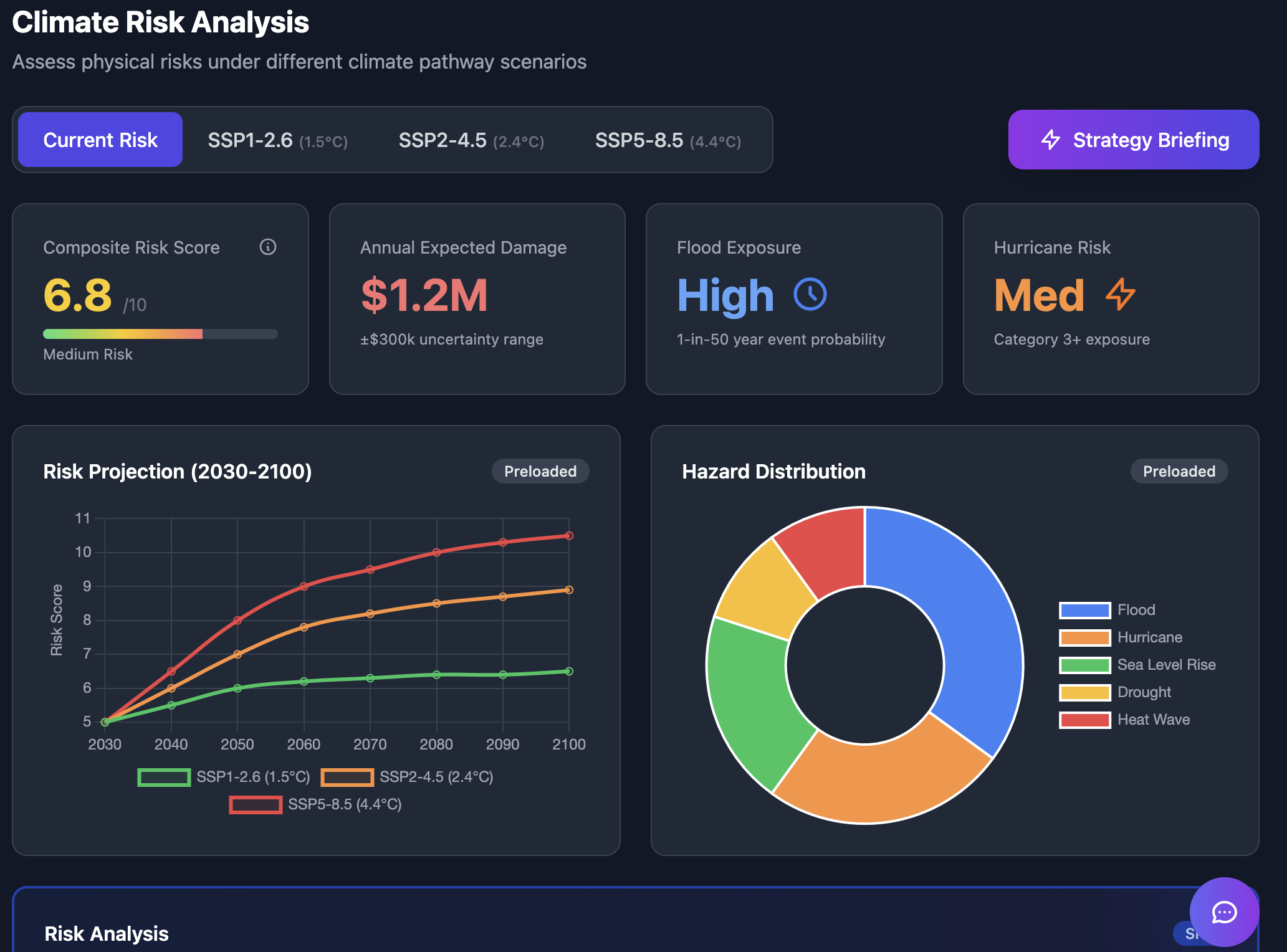Clara - Climate Risk Intelligence
